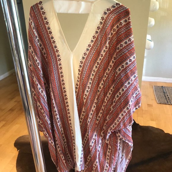 Boho / Bohemian Kaftan, Beach Cover-up Top - Picture 1 of 4